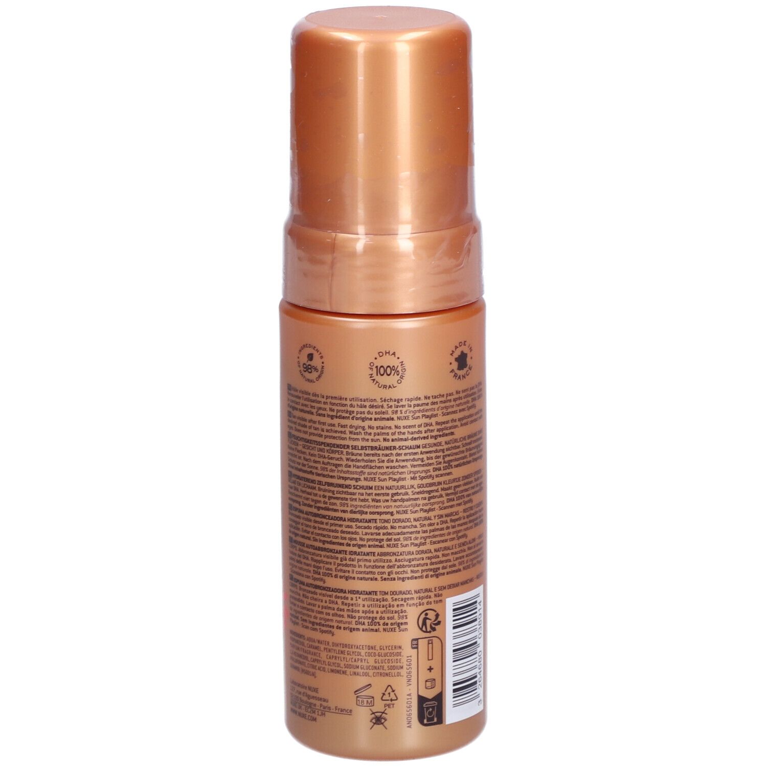 Nuxe Sun Moisturizing Self-Tanning Mousse