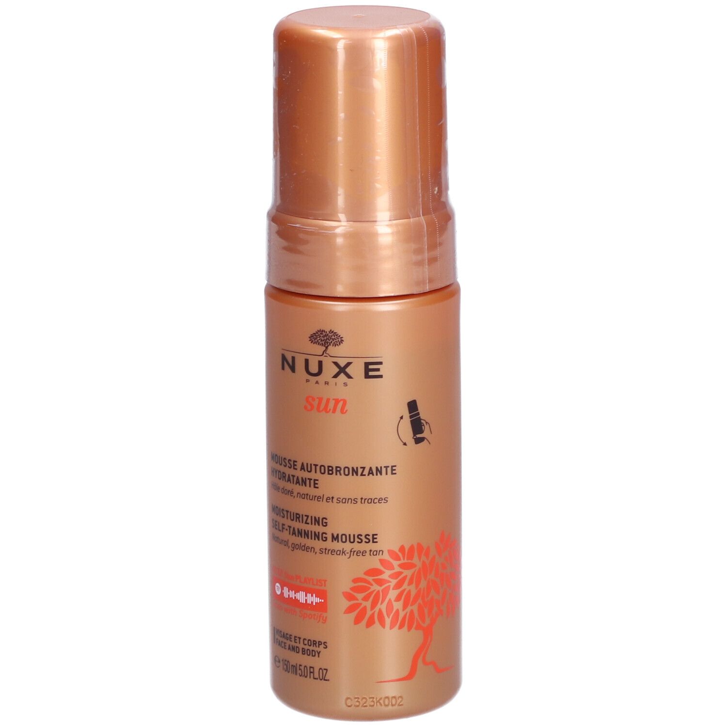 Nuxe Sun Moisturizing Self-Tanning Mousse