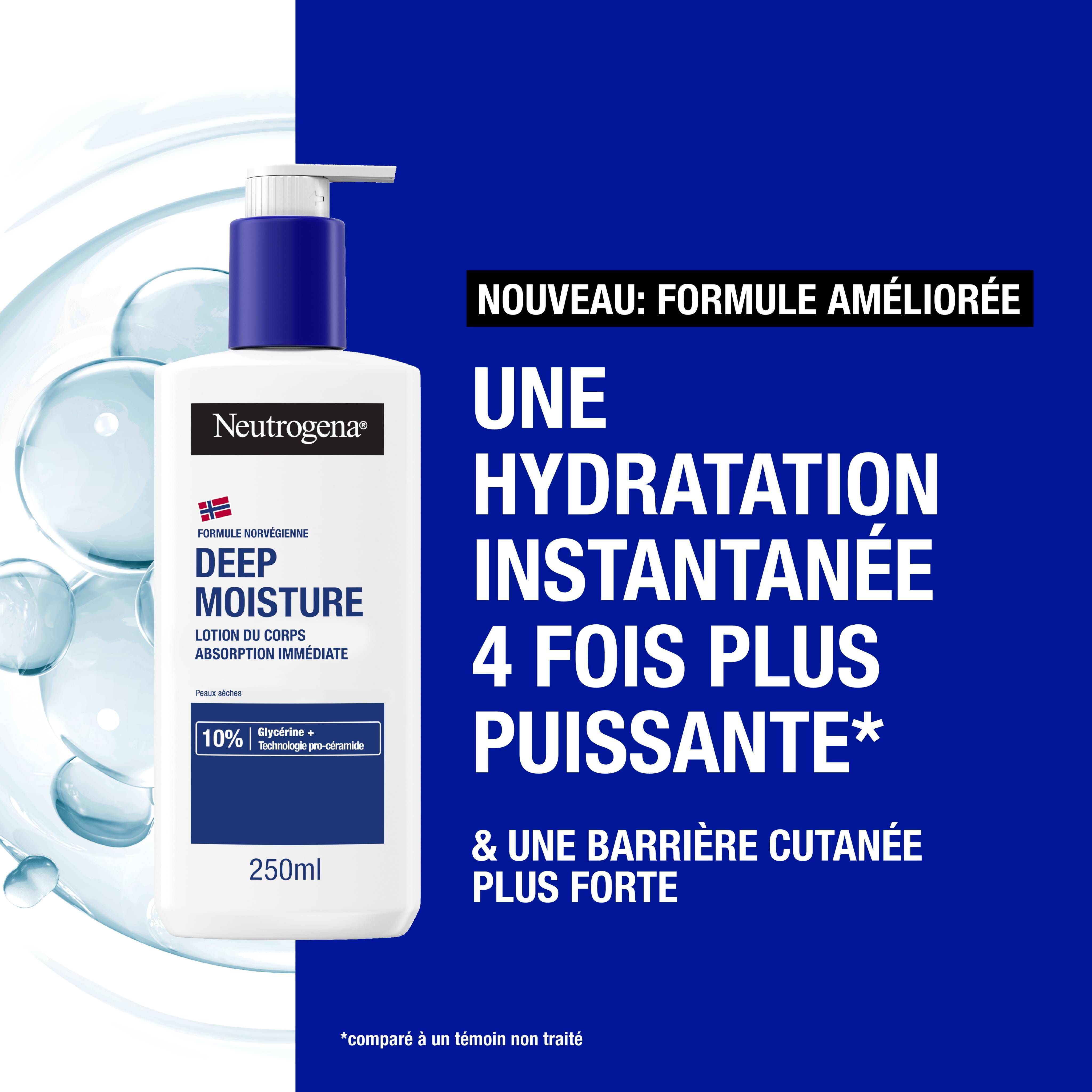 Neutrogena Deep Moisture Lotion pour le Corps à Absorption Rapide