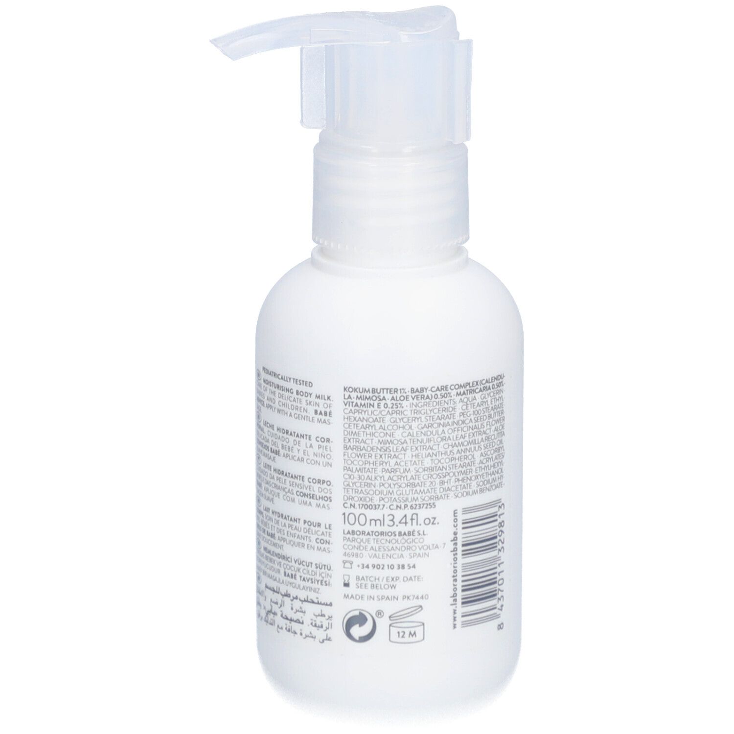 Babé Pediatric Moisturising Body Milk