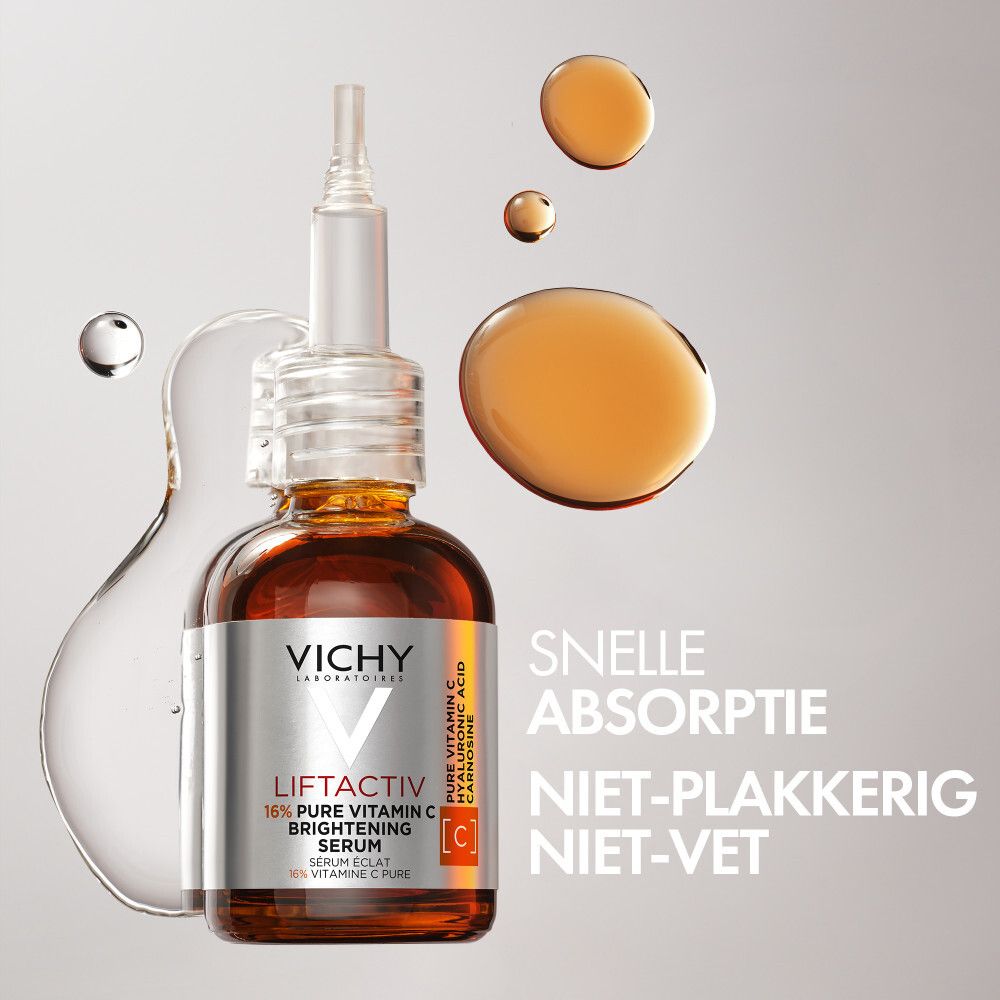 Vichy Liftactiv serum. Verpakking. Tekst op de verpakking. QR-code.