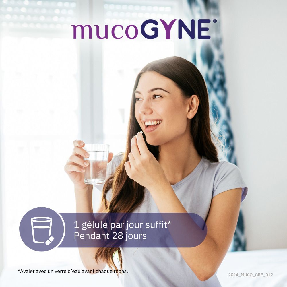 Mucogyne Gélules à base d'acide hyaluronique