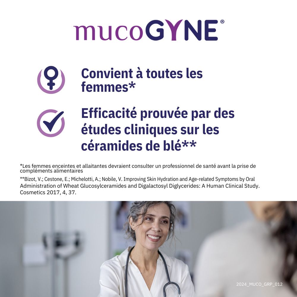 Mucogyne Gélules à base d'acide hyaluronique
