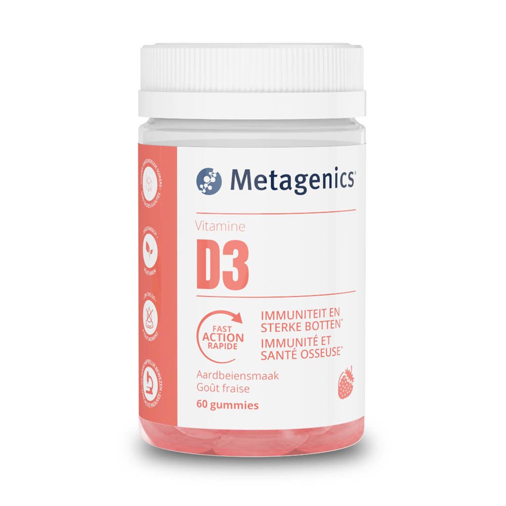Vitamine D 1000IE Gommes à la Fraise