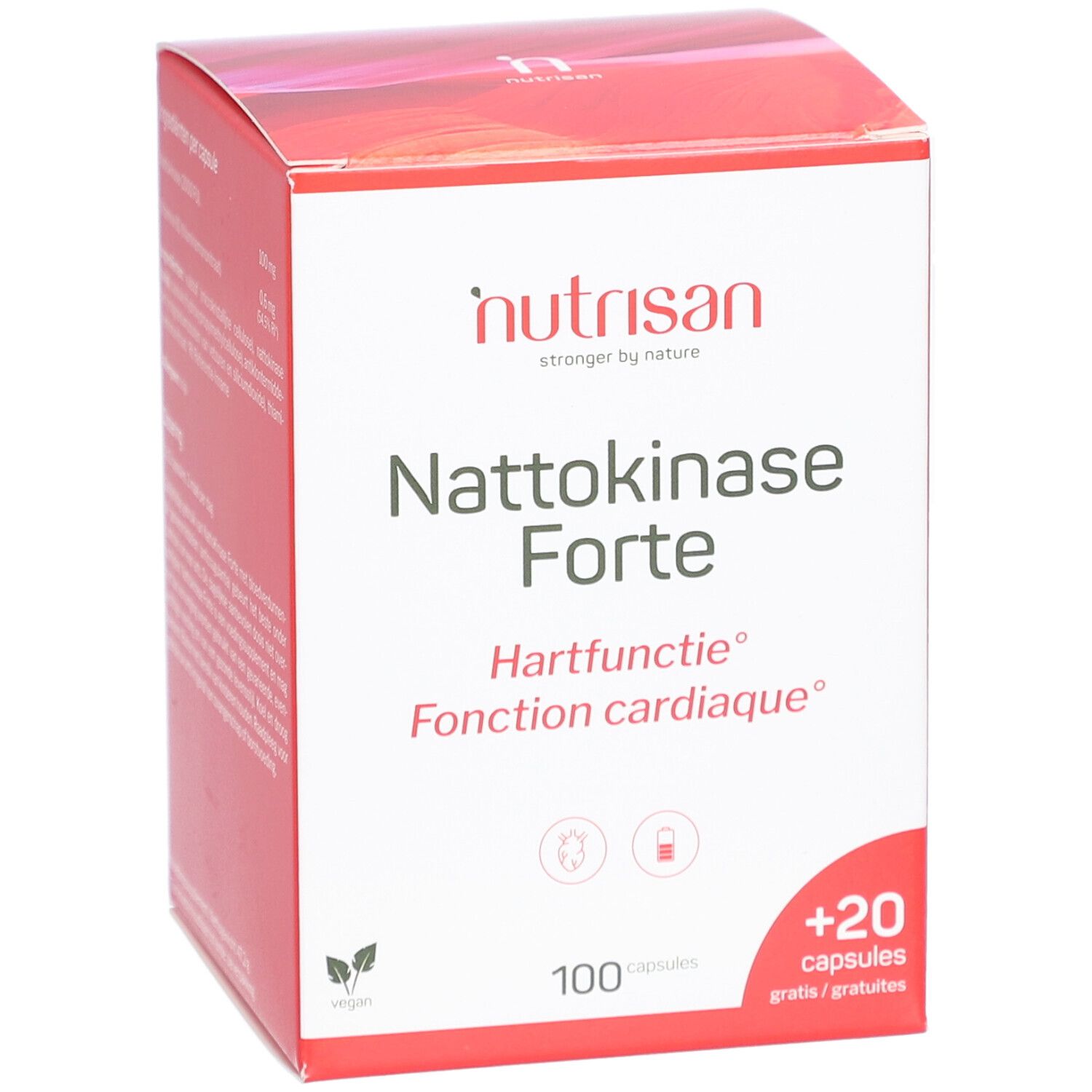 Nutrisan Nattokinase Forte 100 + 20 Capsules Gratis