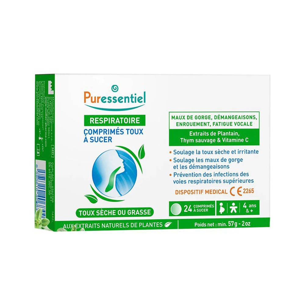 Puressentiel Ademhaling Hoest Zuigtabletten