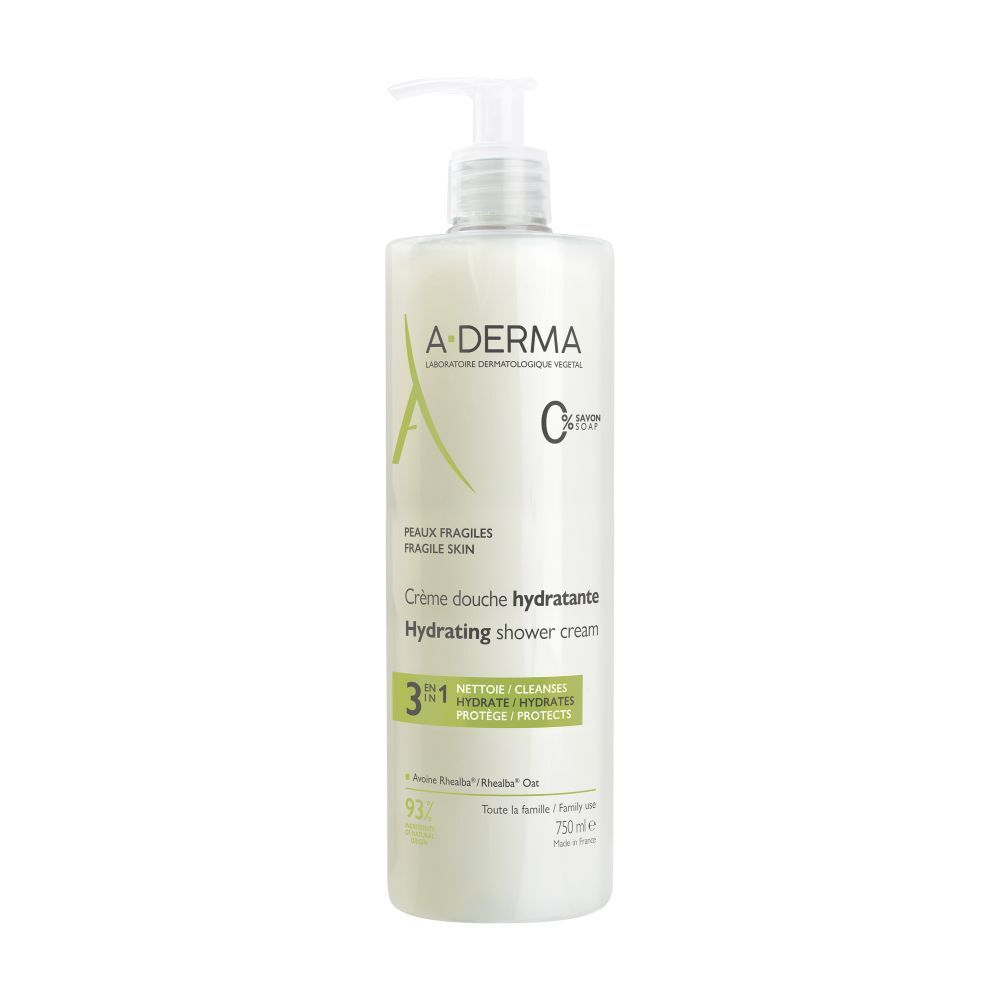A-Derma douchecrème met pompdispenser. Voor de kwetsbare huid.