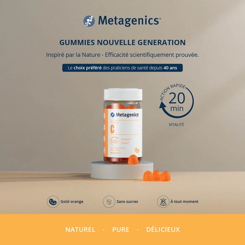 Vitamine C 80 mg Gommes à l'Orange