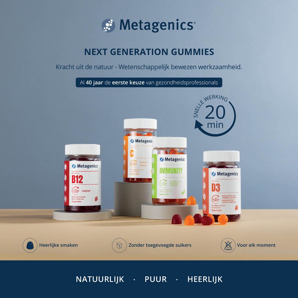 Vitamine C 80 mg Sinaasappel Gummies
