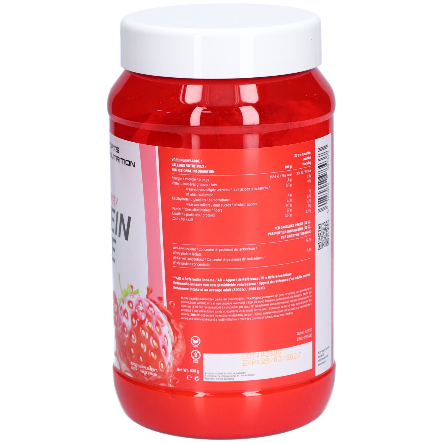 WCUP Protein Shake Fraise