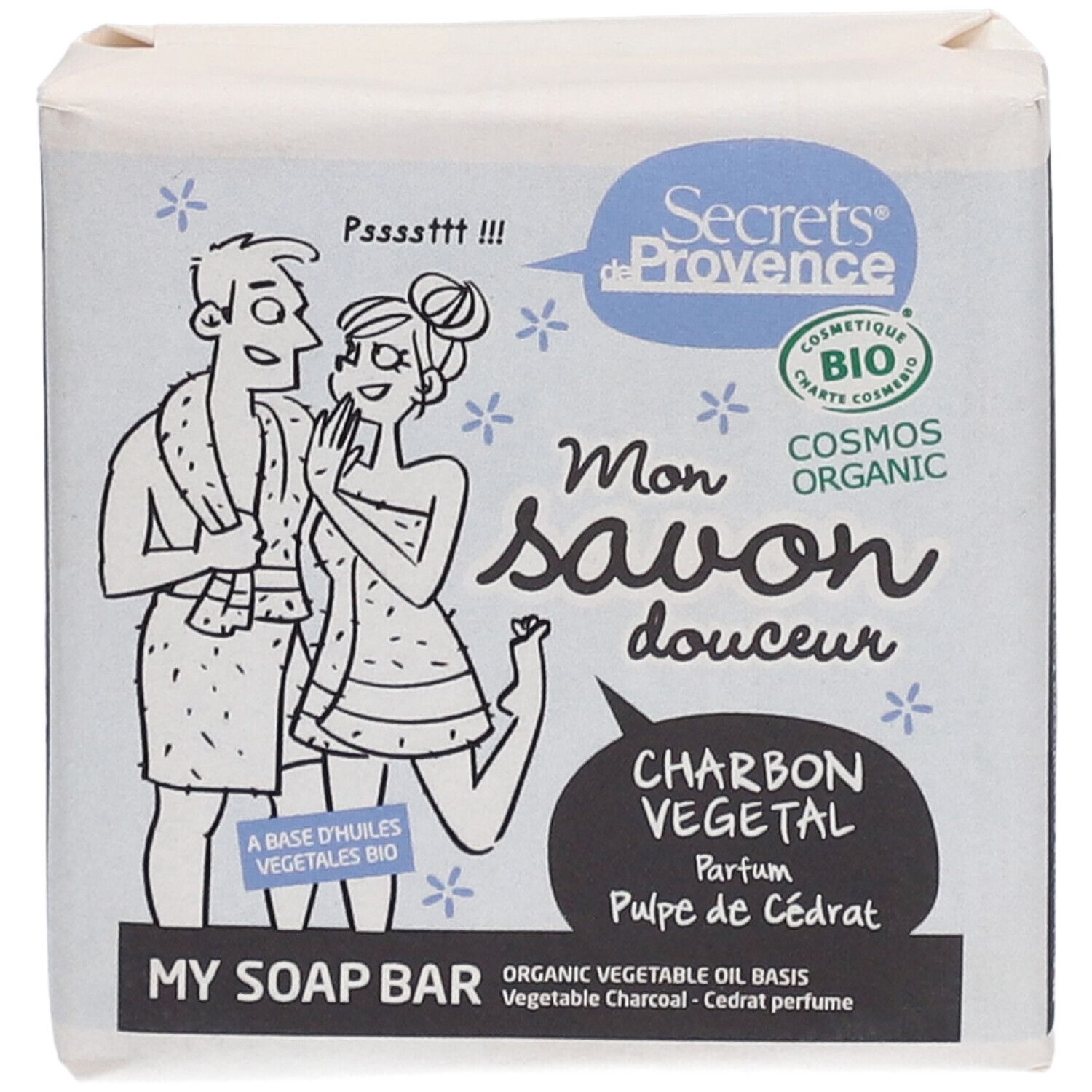 Secrets® De Provence Houtskool Zeep Bio