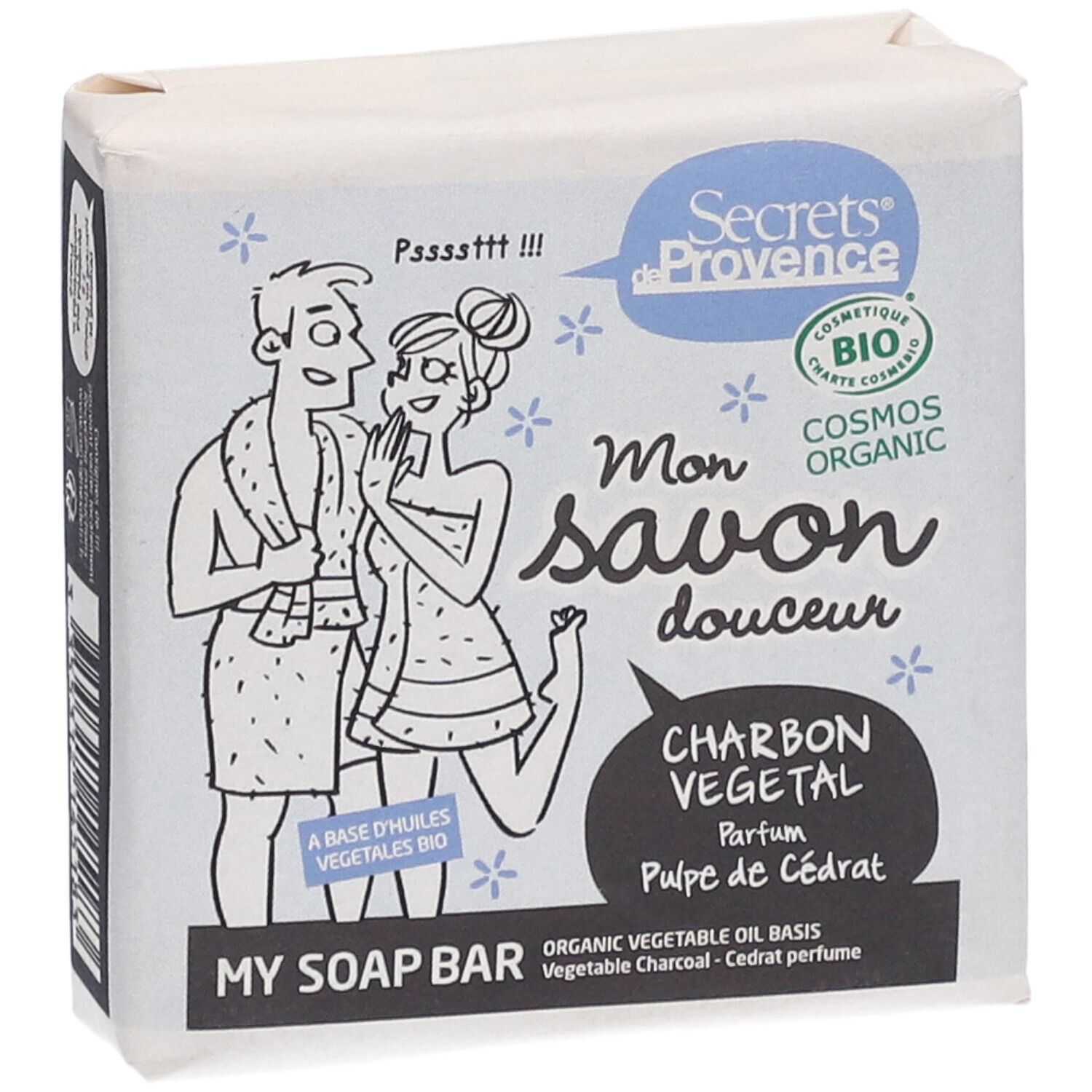 Secrets® De Provence Houtskool Zeep Bio