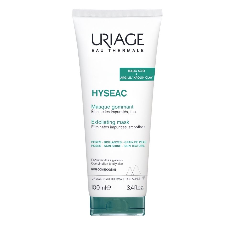 Uriage Hyséac Exfoliërende Masker tube, 100ml.