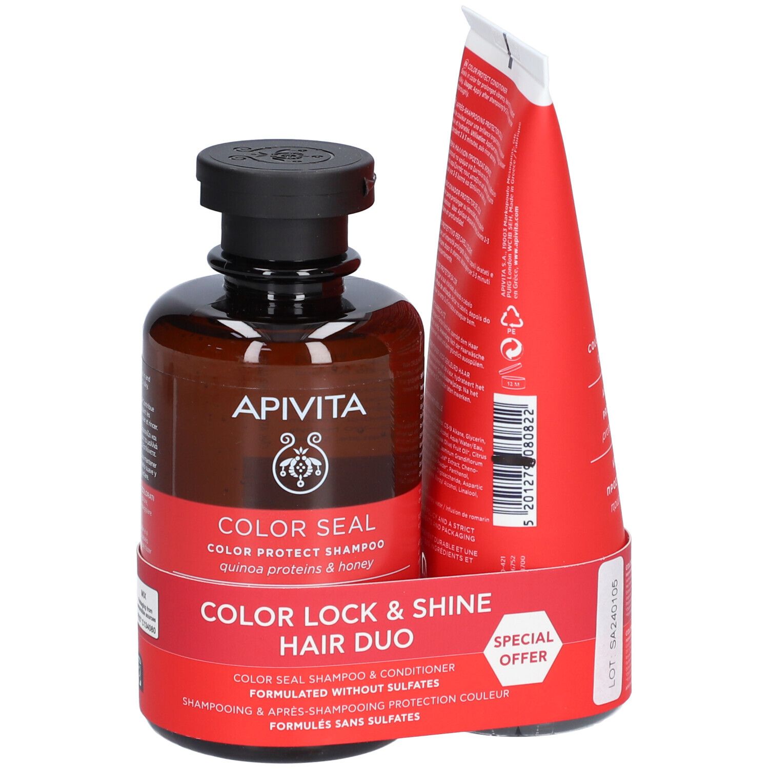 Apivita Shampooing + Après-Shampooing Color Seal