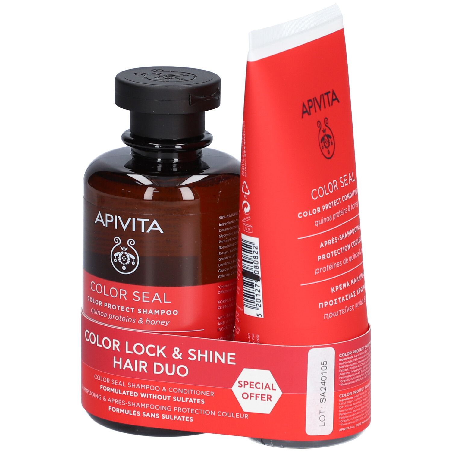 Apivita Shampooing + Après-Shampooing Color Seal