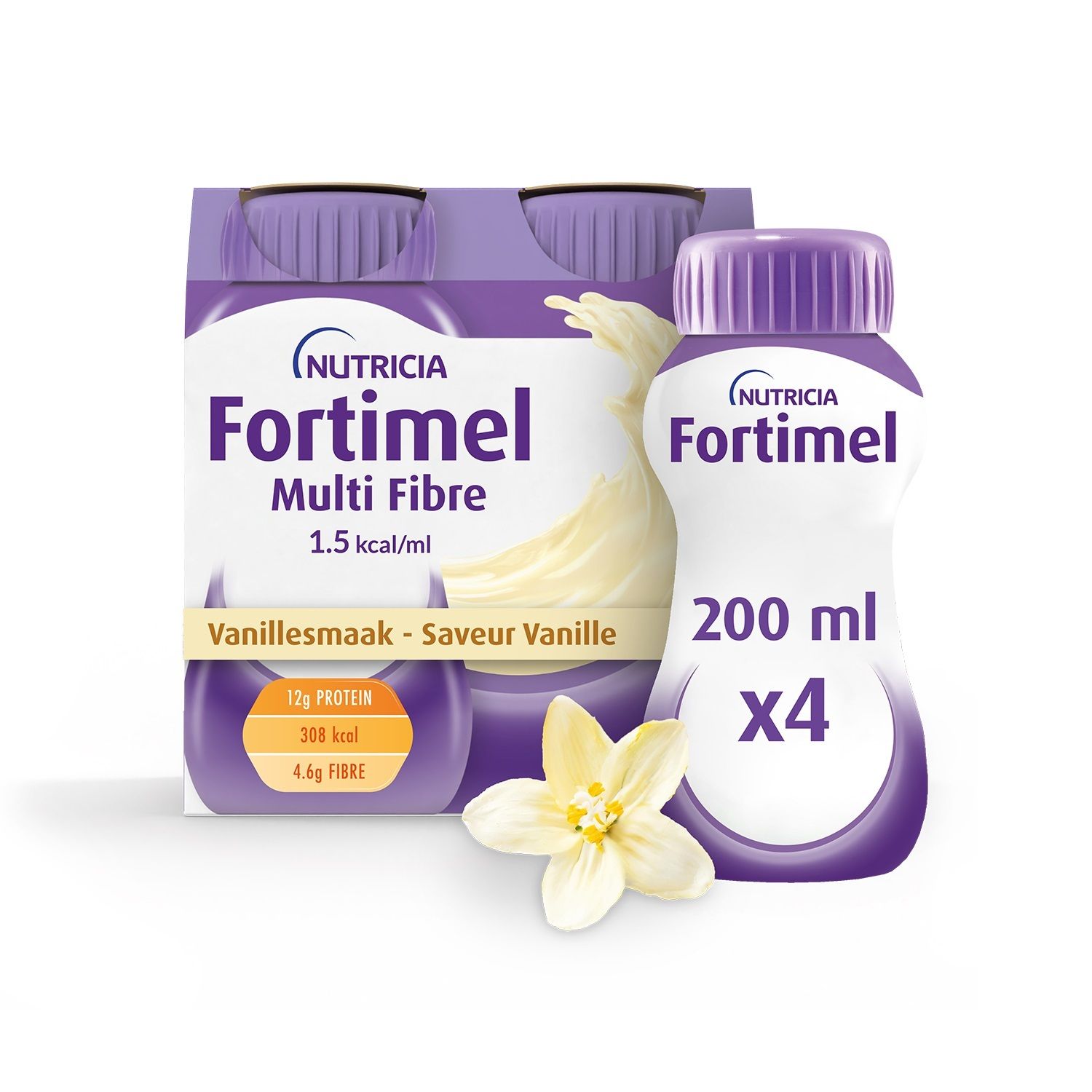 Fortimel Multi Fiber 1.5kcal | Vanille | Voedingssupplement Ondervoeding