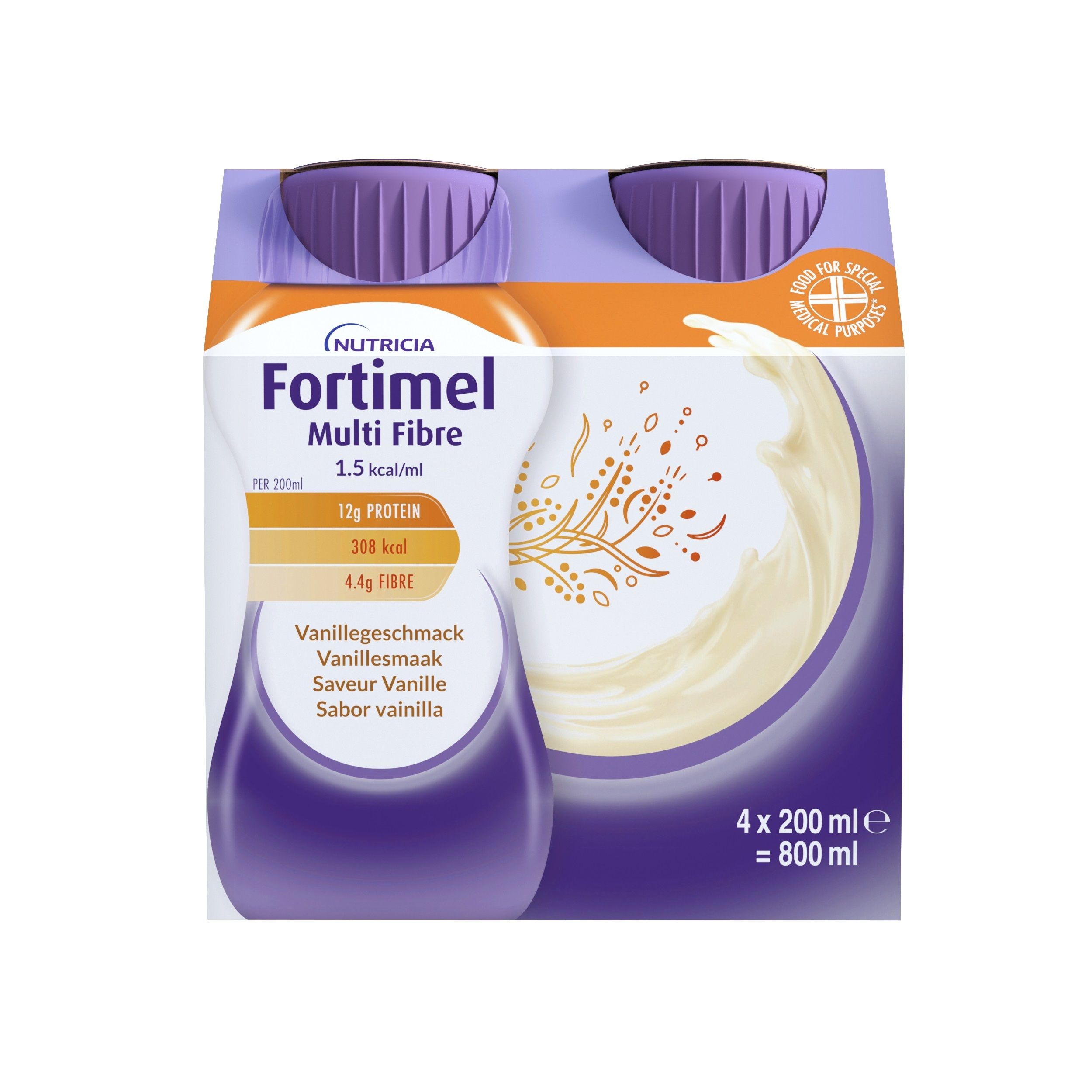 Fortimel Multi Fiber 1.5kcal | Vanille | Voedingssupplement Ondervoeding