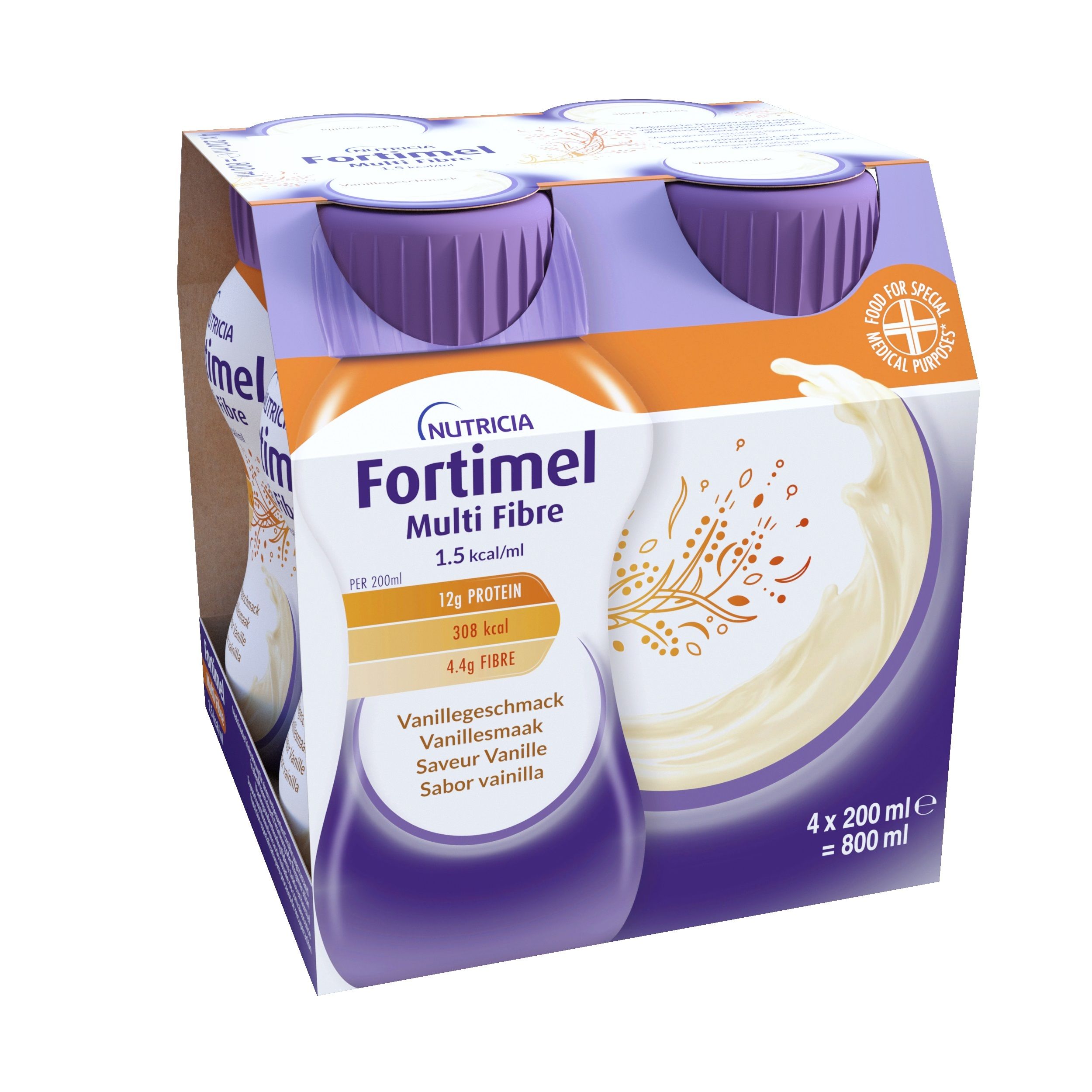 Fortimel Multi Fiber 1.5kcal | Vanille | Voedingssupplement Ondervoeding