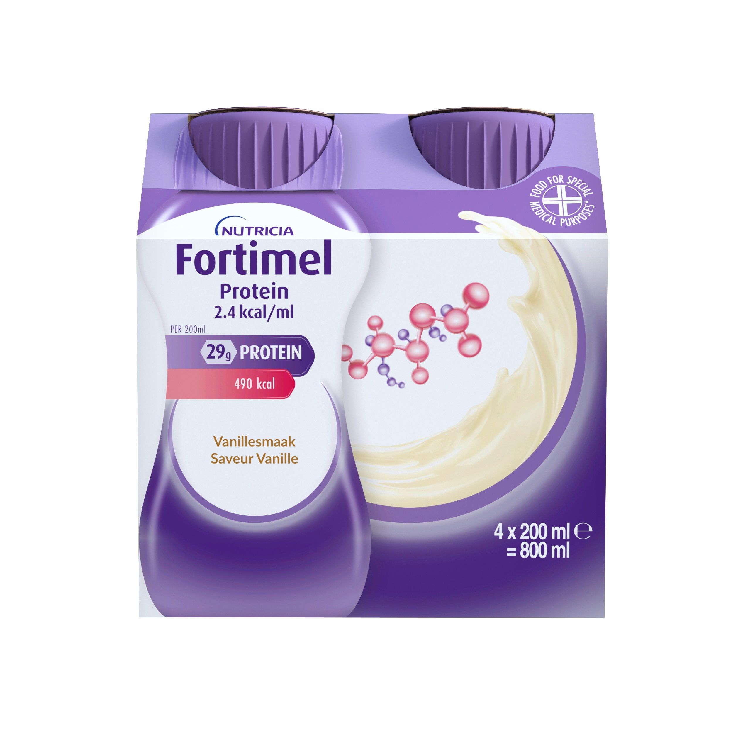 Fortimel Protein 2.4kcal | Saveur Vanille | Complément Nutritionnel Dénutrition