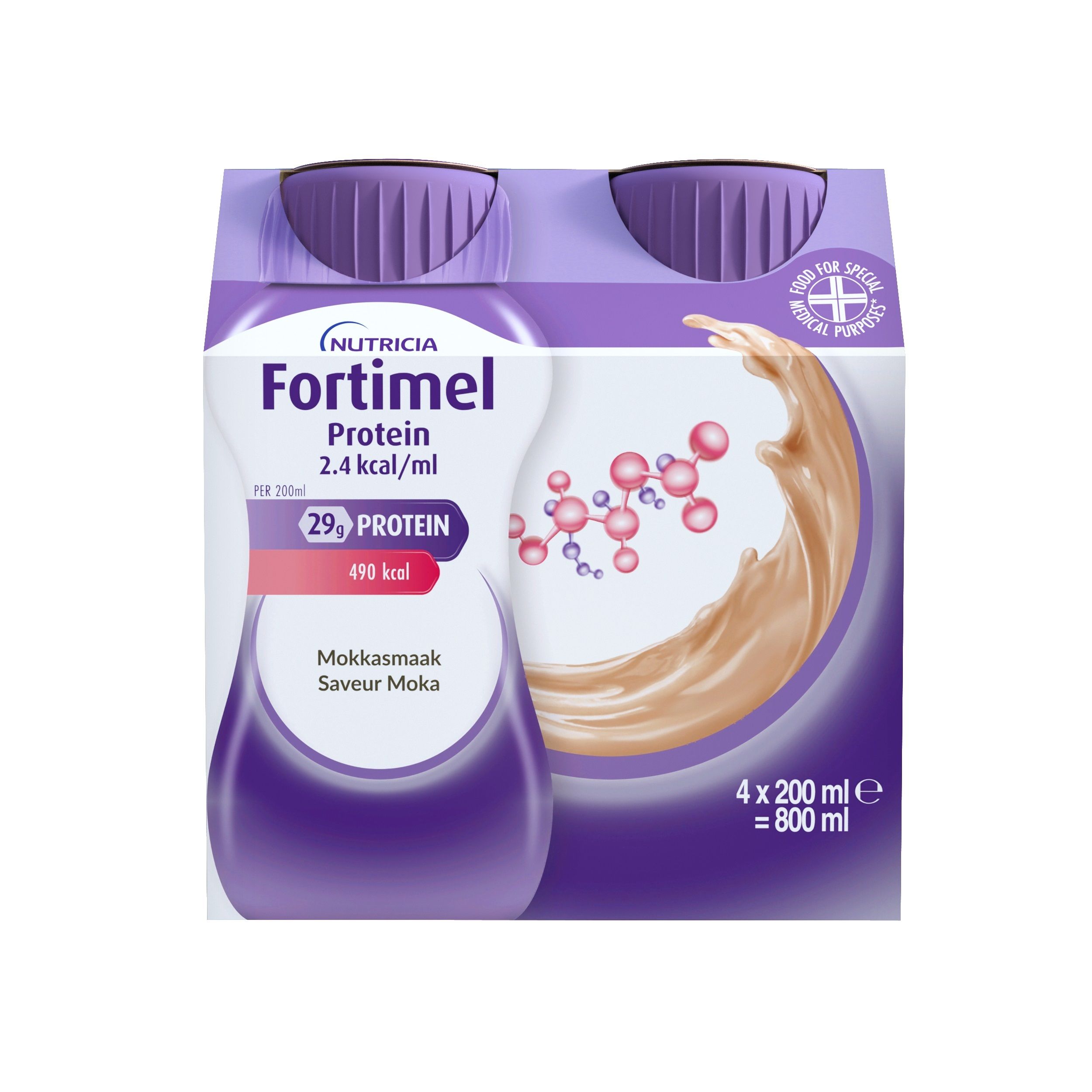 Fortimel Protein 2.4kcal | Mokkasmaak | Voedingssupplement Ondervoeding