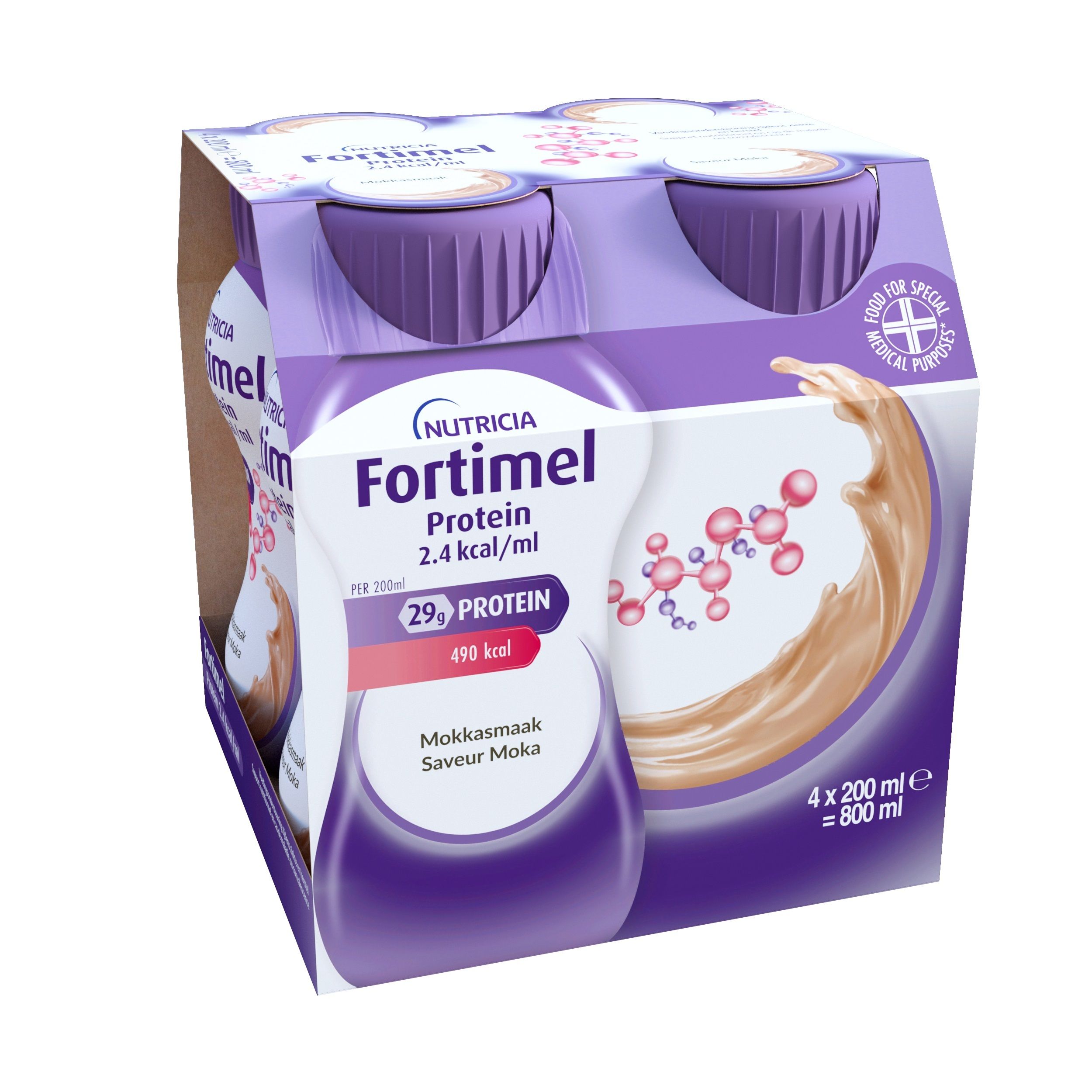Fortimel Protein 2.4kcal | Mokkasmaak | Voedingssupplement Ondervoeding