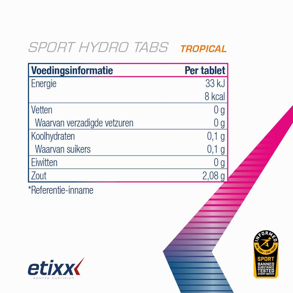 Etixx Sport Hydro Tab Tropical
