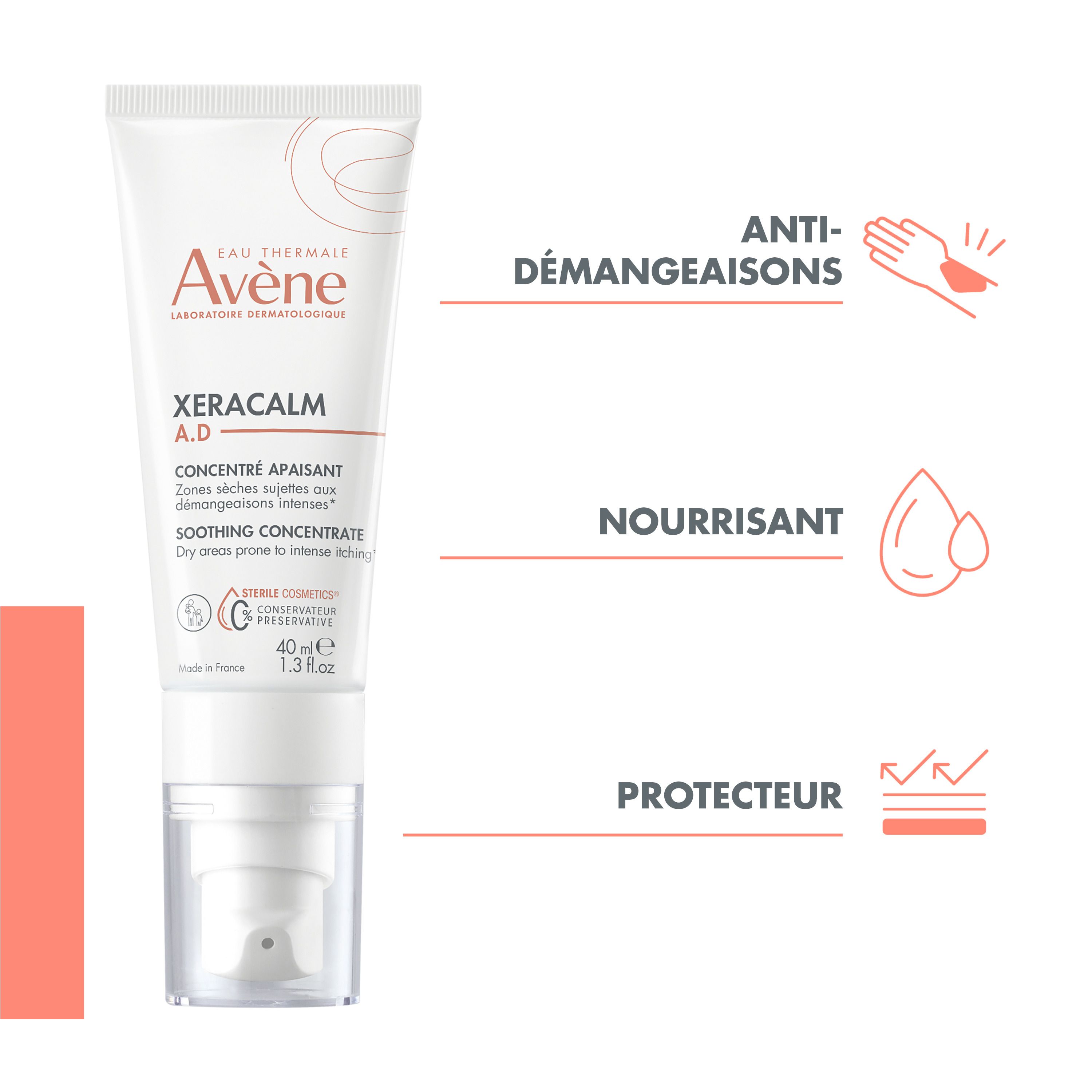 Tube de crème avec nom et logo. 40 ml. Cosmétique stérile.