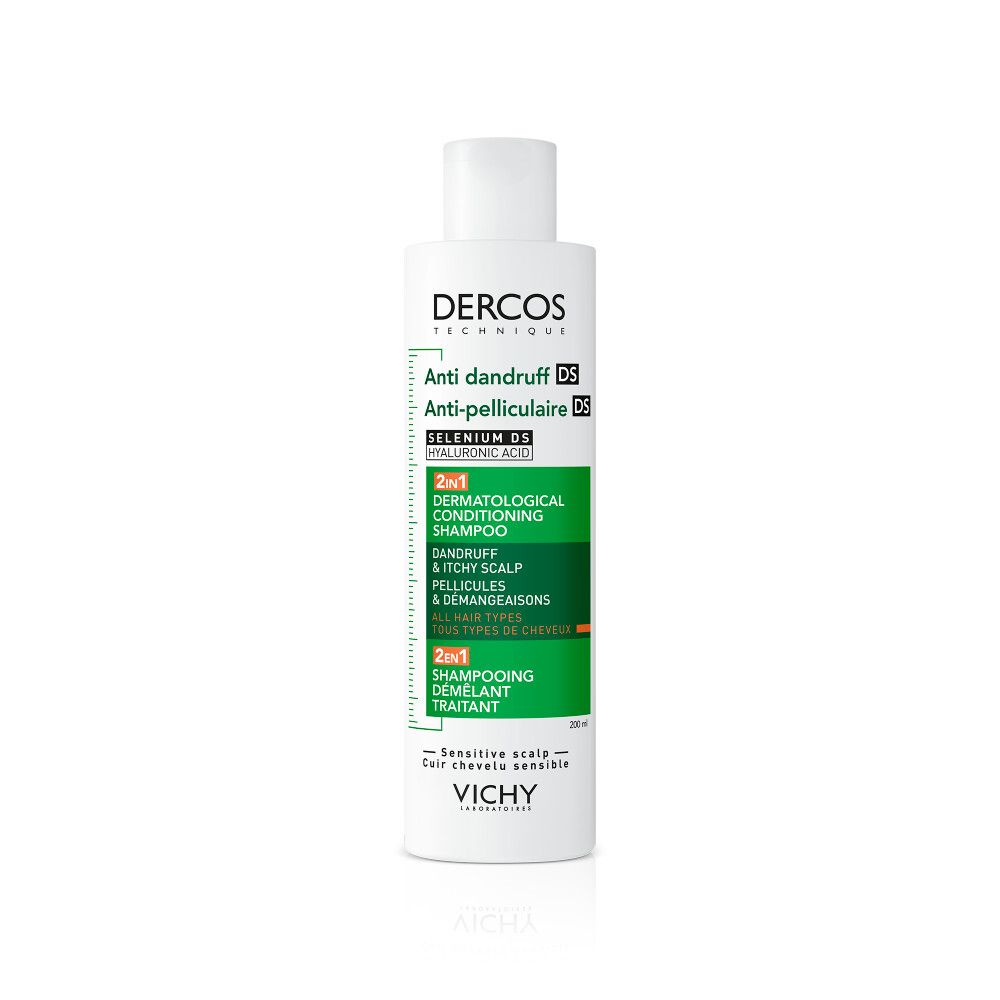 Vichy Dercos Anti Dandruff DS 2-in-1 Dermatological Conditioning Shampoo