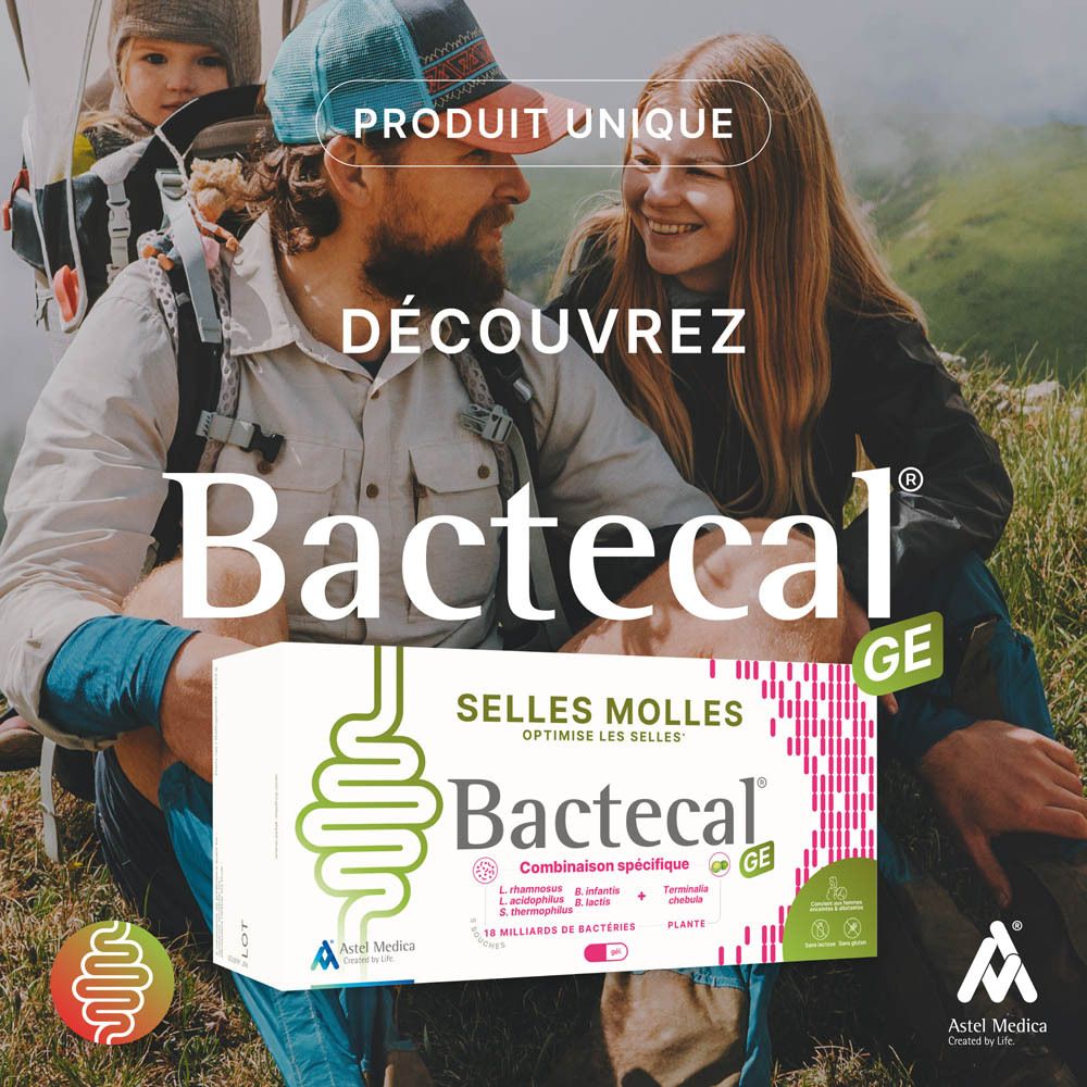 Boîte Bactecal GE de côté. Pour selles molles.