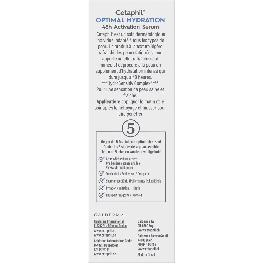 Cetaphil Optimal Hydration 48h Activation Serum
