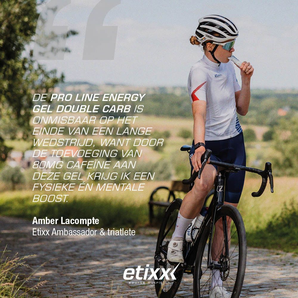 Etixx Double Carb Energy Gel Pro Line + Caffeine Mango