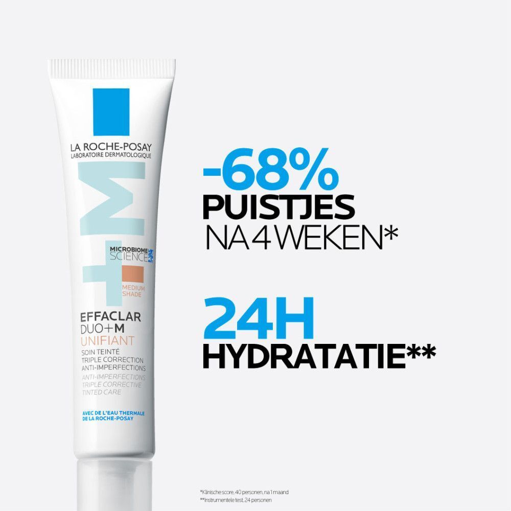 La Roche-Posay Effaclar Duo+M Unifiant Anti-Imperfections Triple Corrective Tinted Care Medium Shade