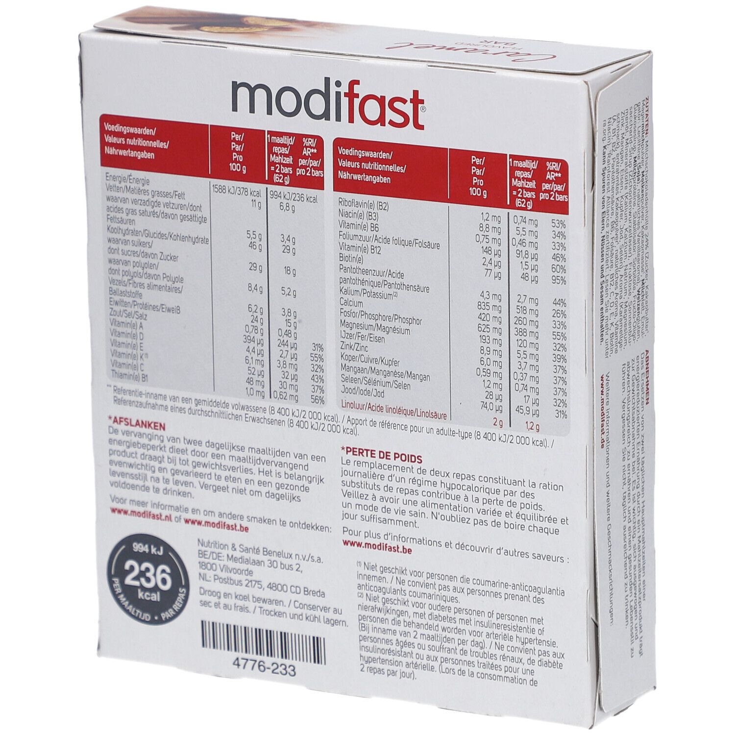 Modifast® Weight Control Barres Caramel