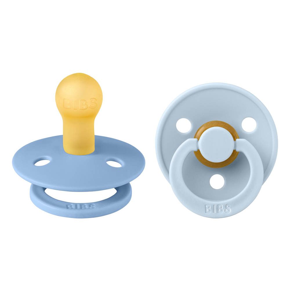 BIBS Fopspeen Sky Blue/Baby Blue Duo 0-6