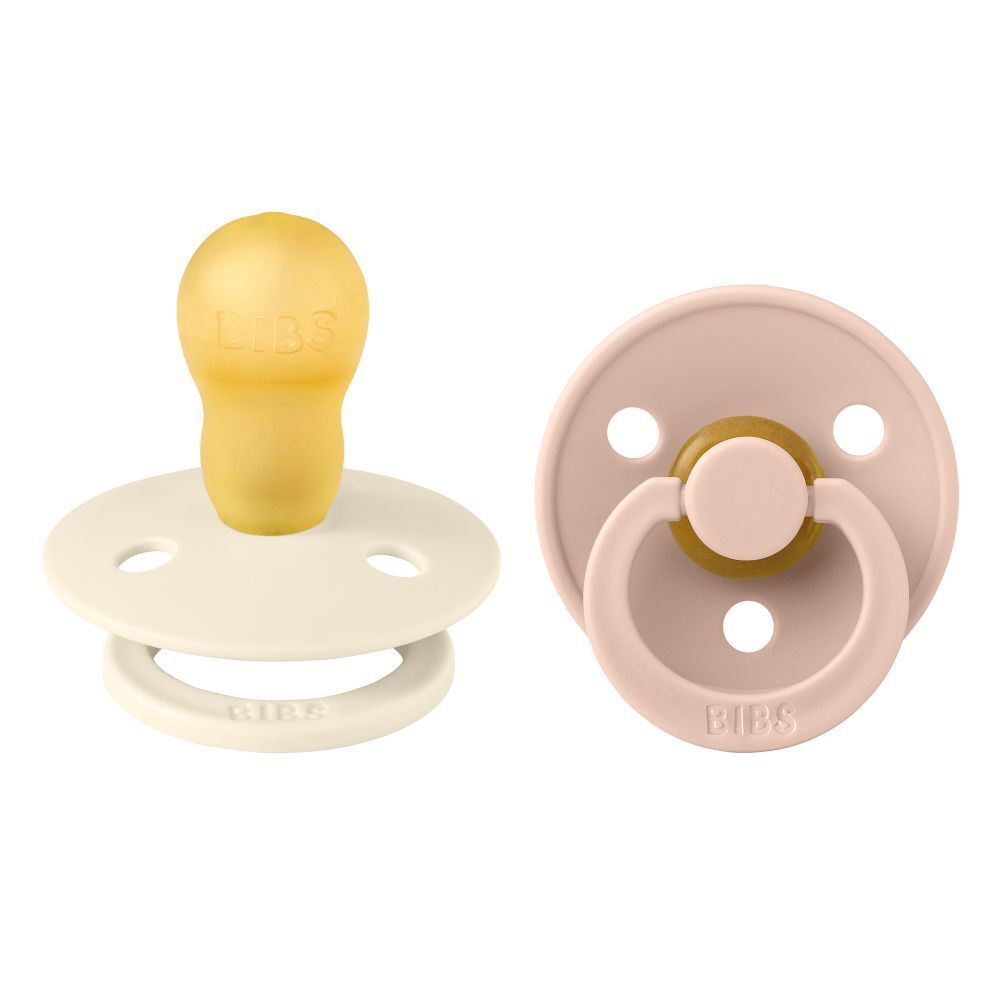 BIBS Fopspeen Ivory/Blush Duo 18m+