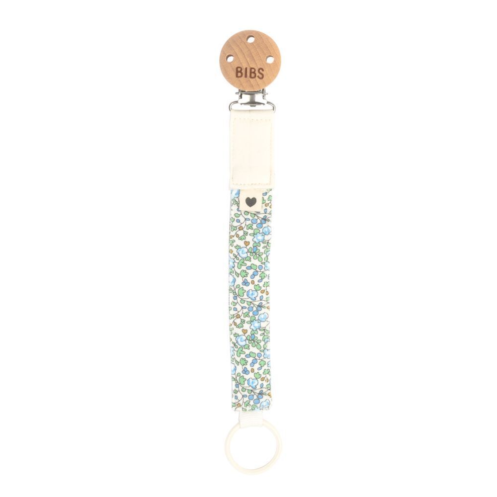 BIBS Fopspeenketting Liberty Ivory/Sage