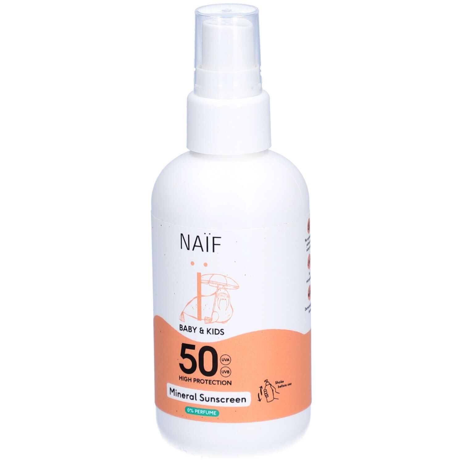 Naïf Baby & Kids Mineral Sunscreen SPF50