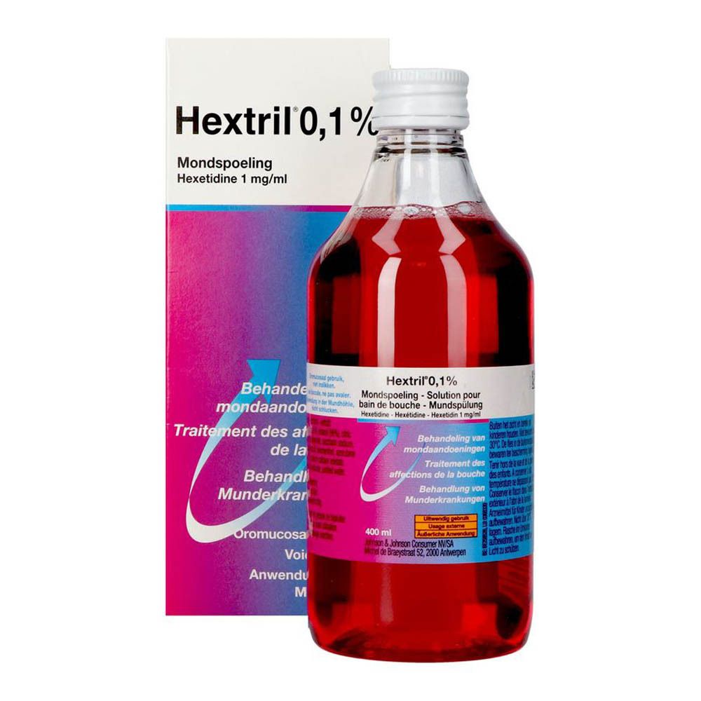 Hextril 0,1% Solution pour Bain de Bouche