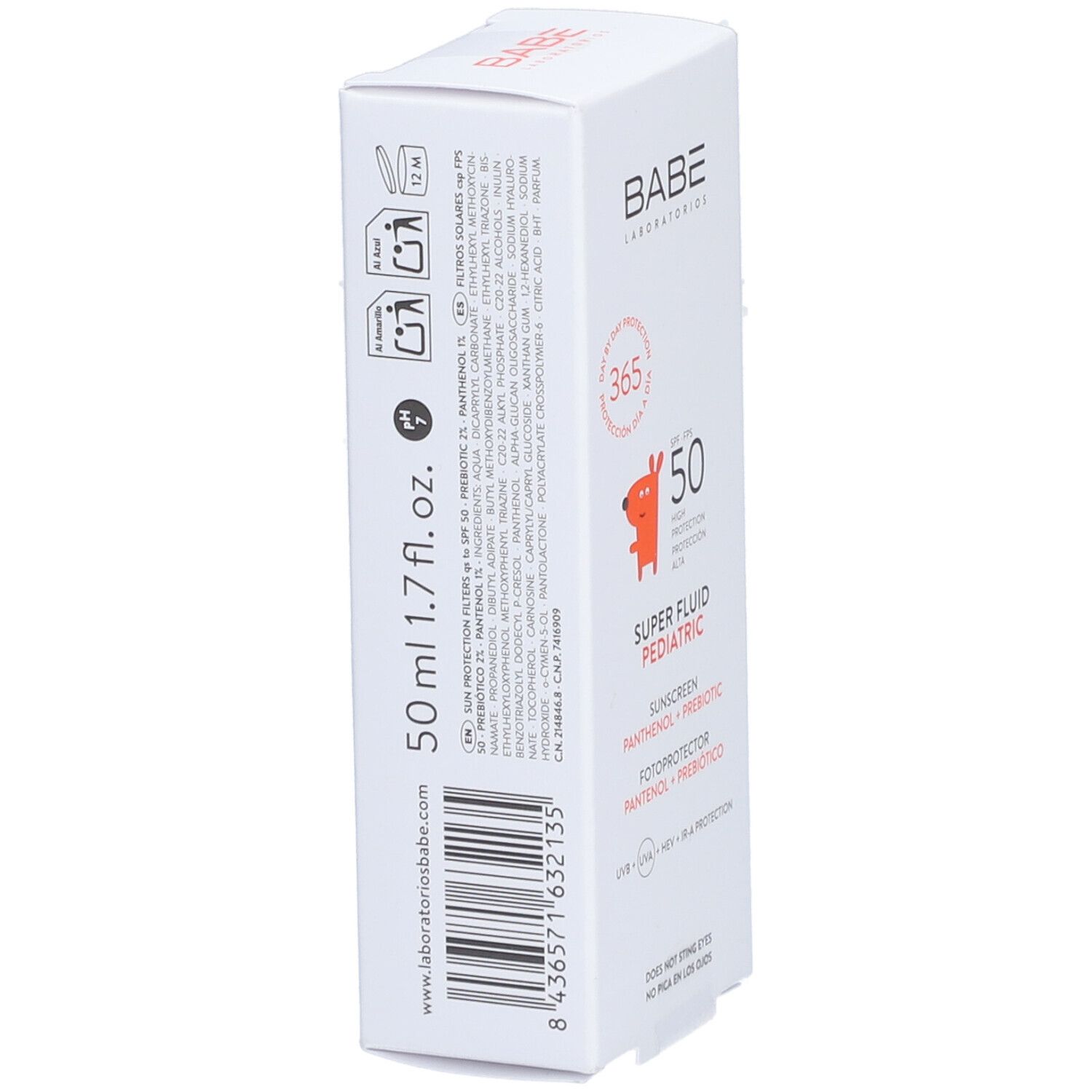 BABÉ Pediatric Sunscreen Super Fluid SPF50