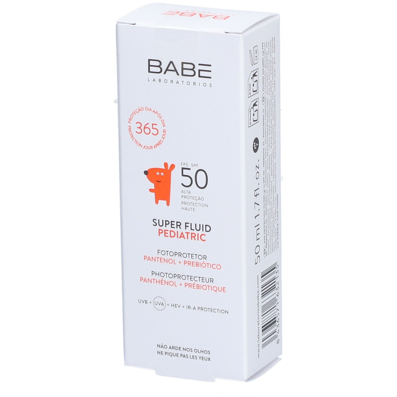 BABÉ Pediatric Sunscreen Super Fluid SPF50