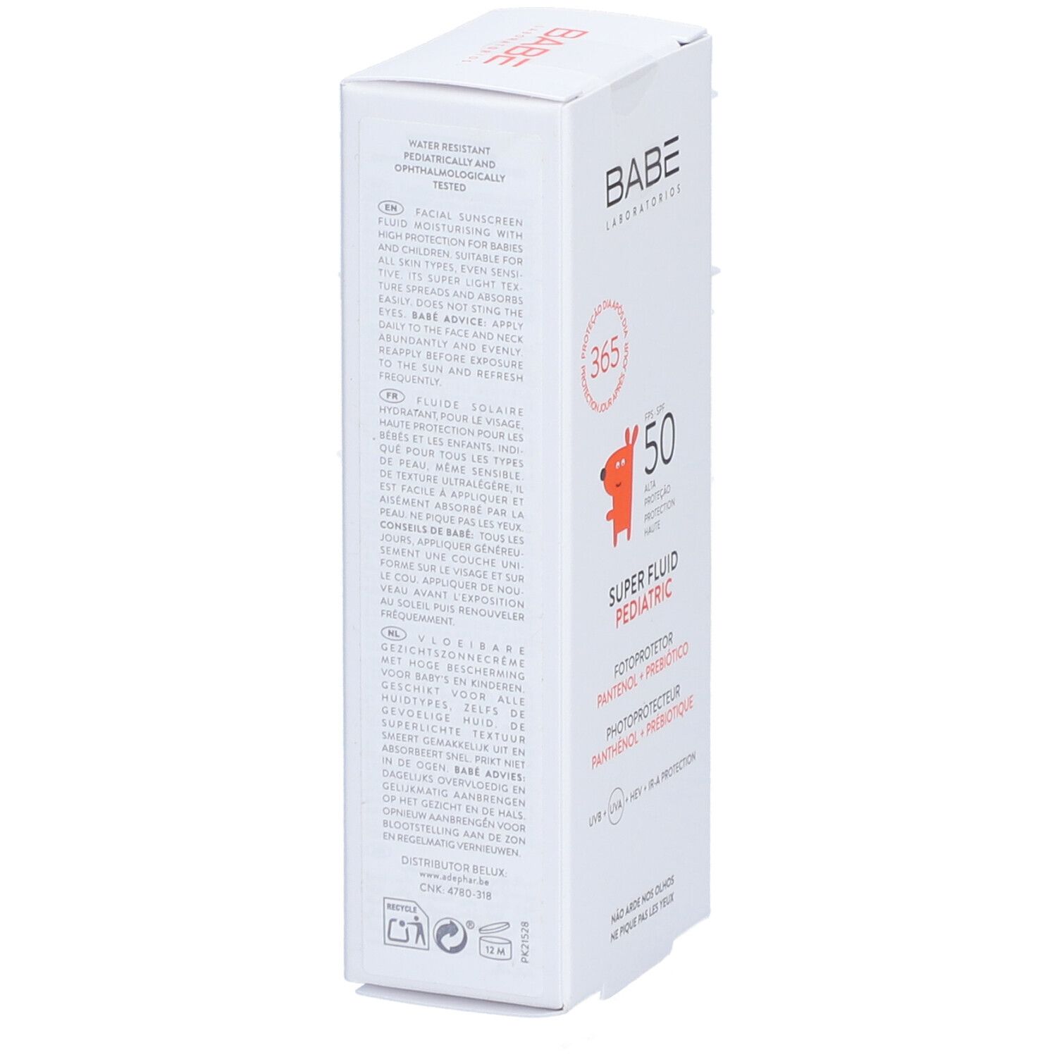BABÉ Pediatric Sunscreen Super Fluid SPF50