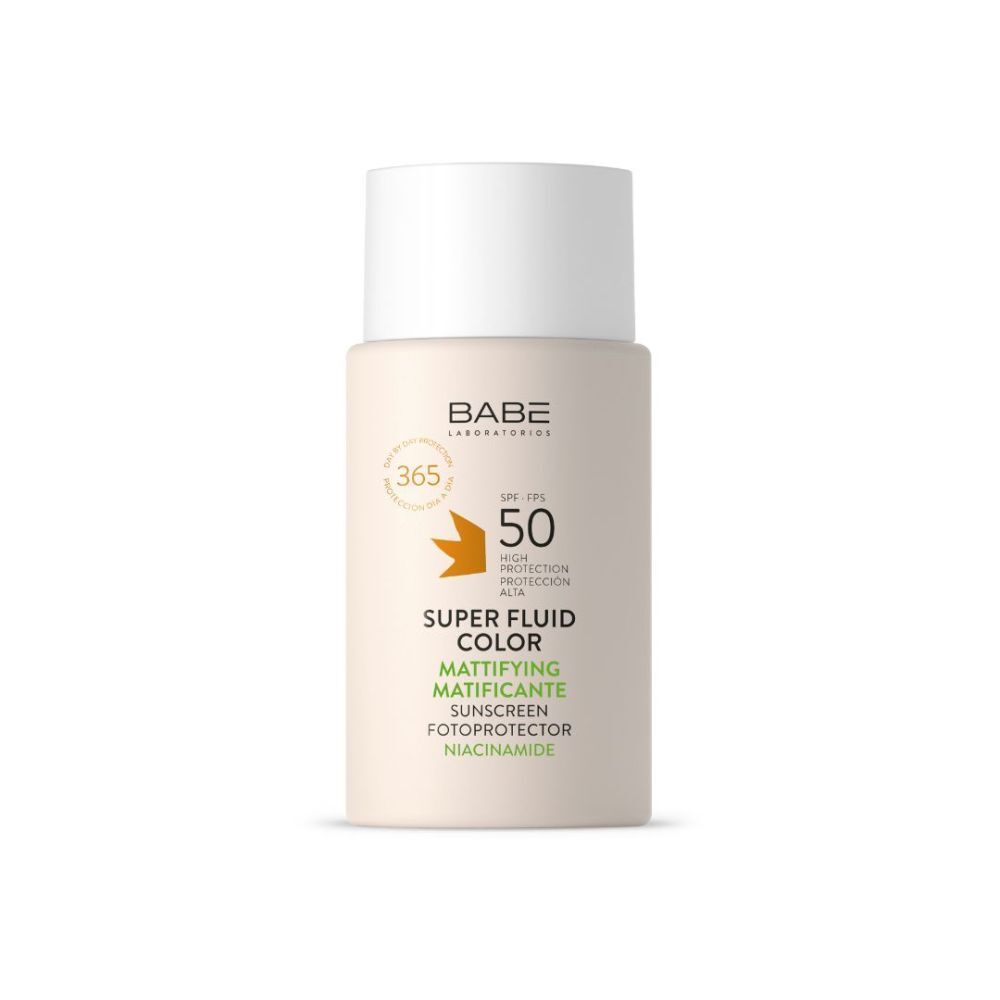 BABÉ Super Fluid Mattifying Color SPF50