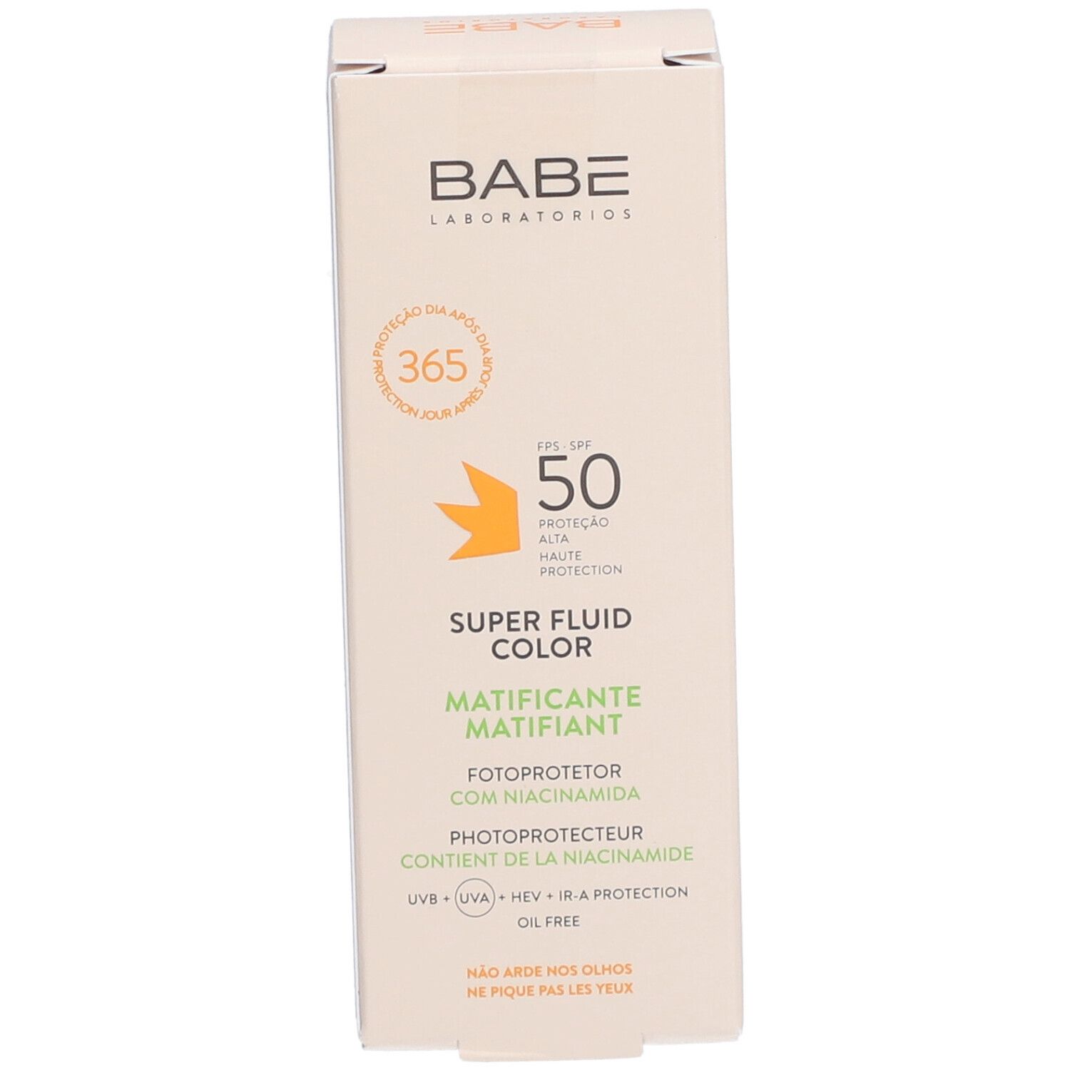BABÉ Super Fluid Mattifying Color SPF50