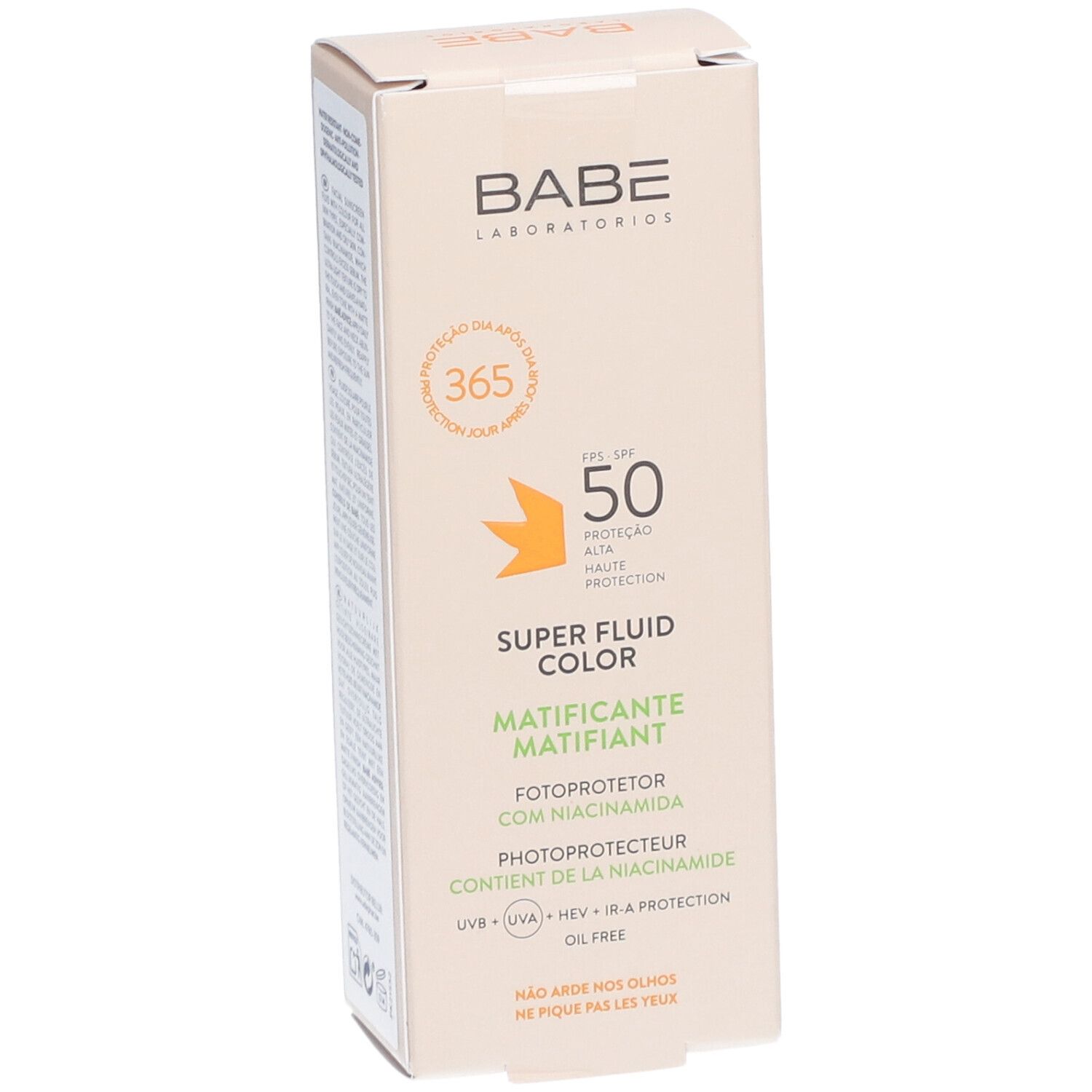 BABÉ Super Fluid Mattifying Color SPF50