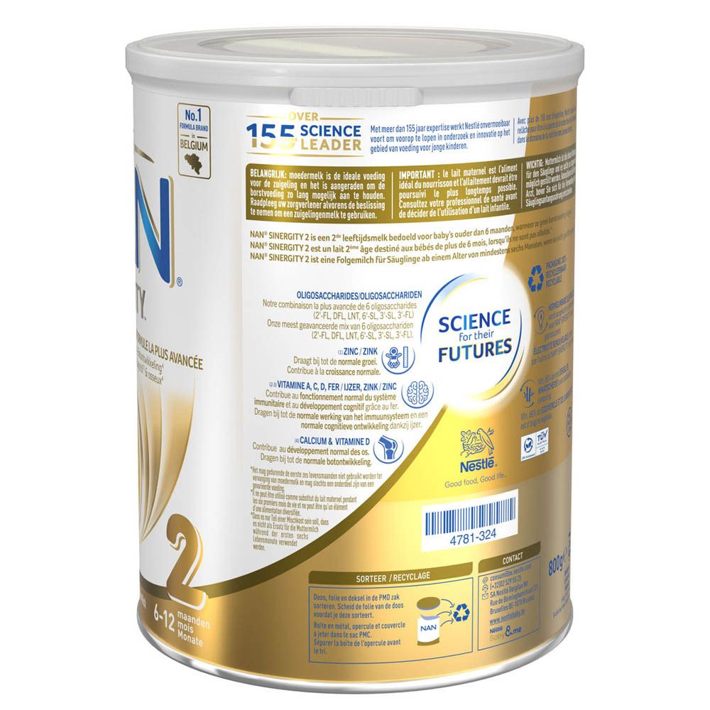 Nestlé® NAN® SINERGITY 2 6-12 Maanden