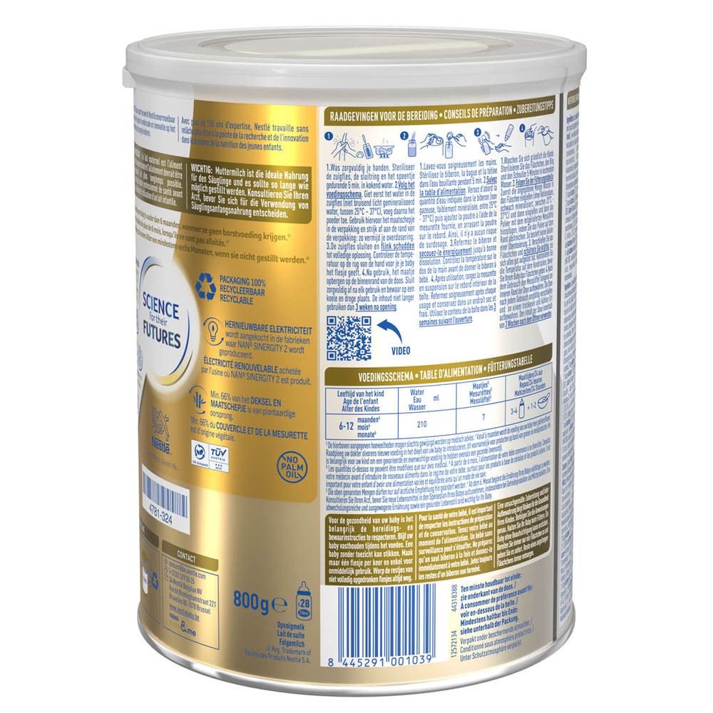 Nestlé® NAN® SINERGITY 2 6-12 Maanden