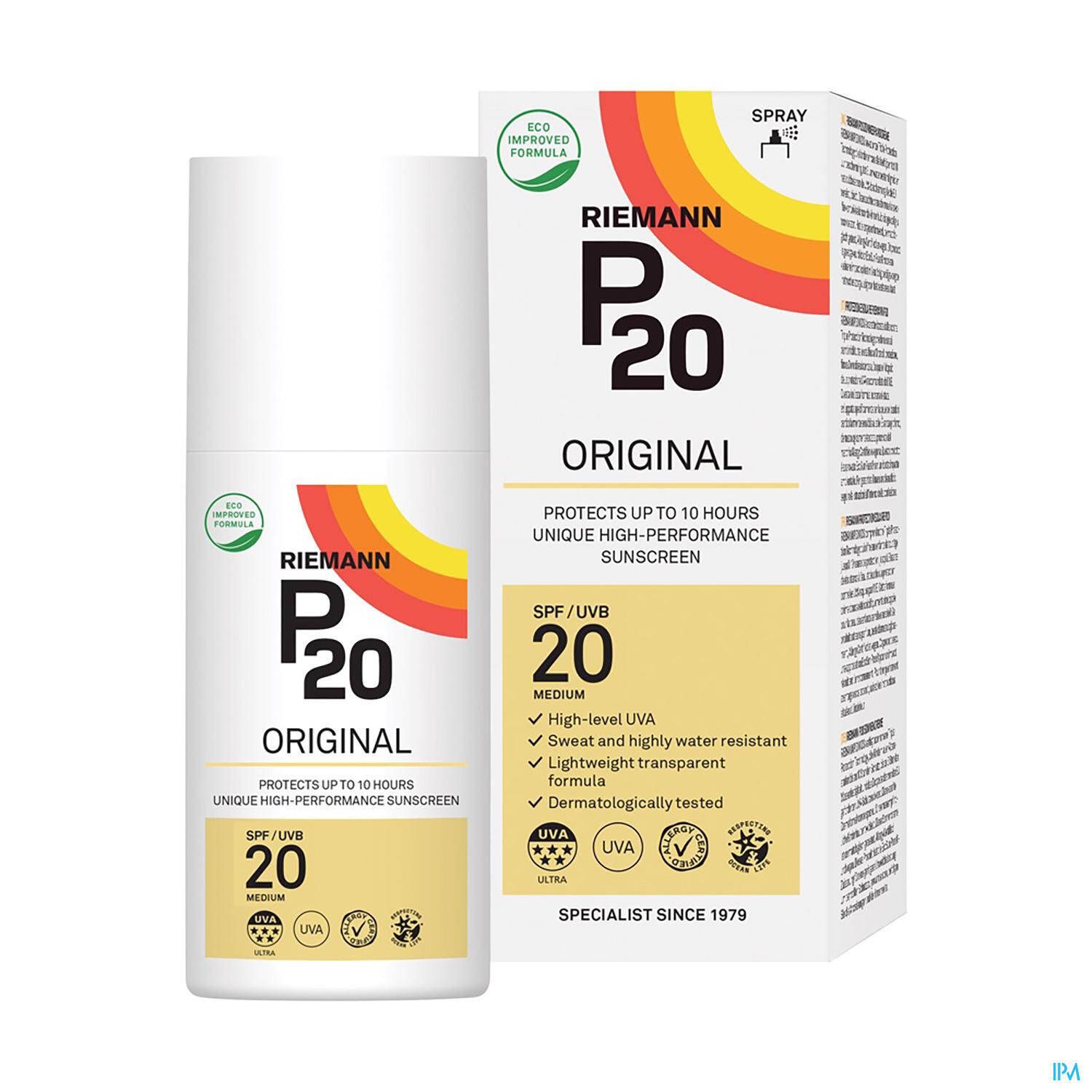 P20 Original Zonnespray SPF20