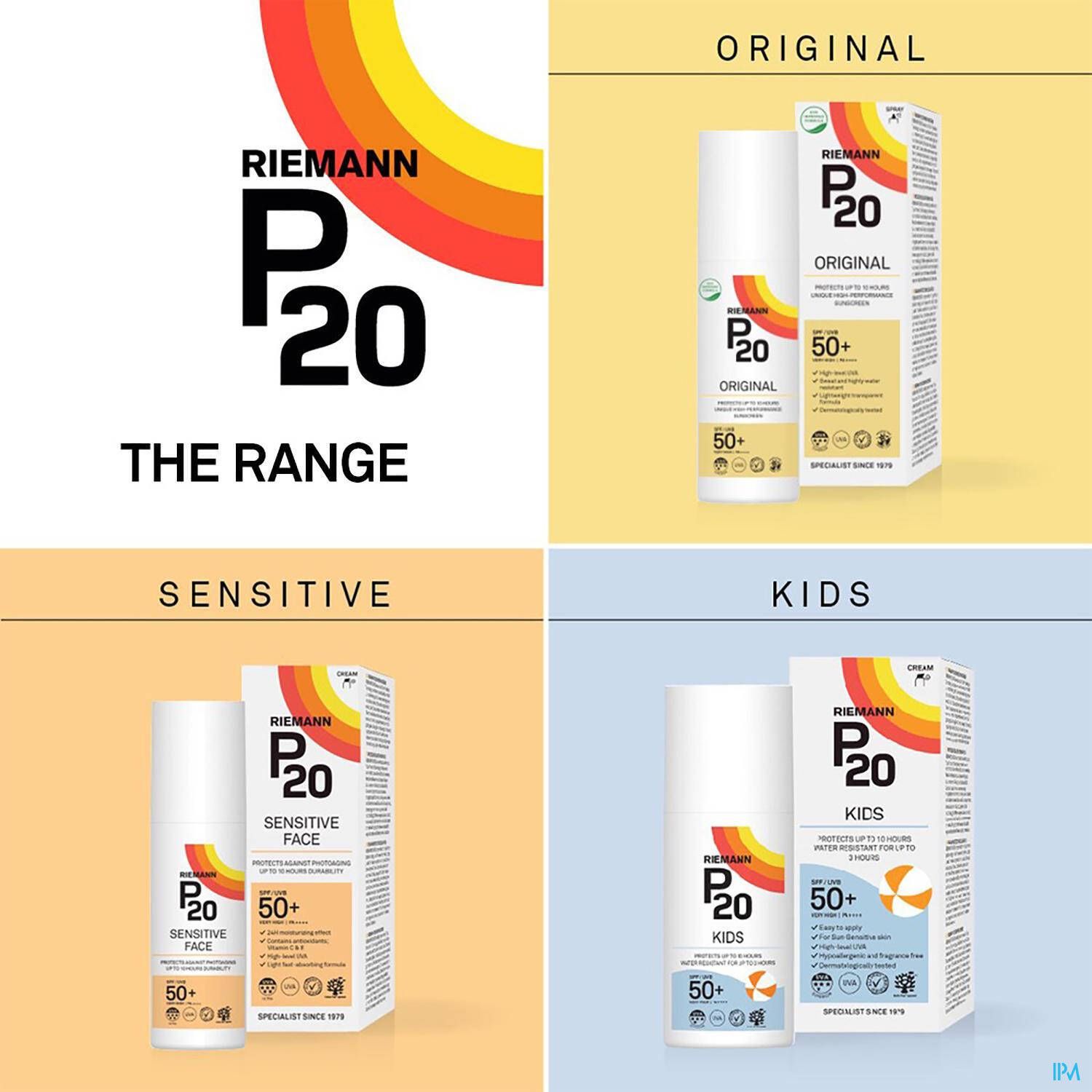 P20 Urban Shield Crème Solaire SPF50+