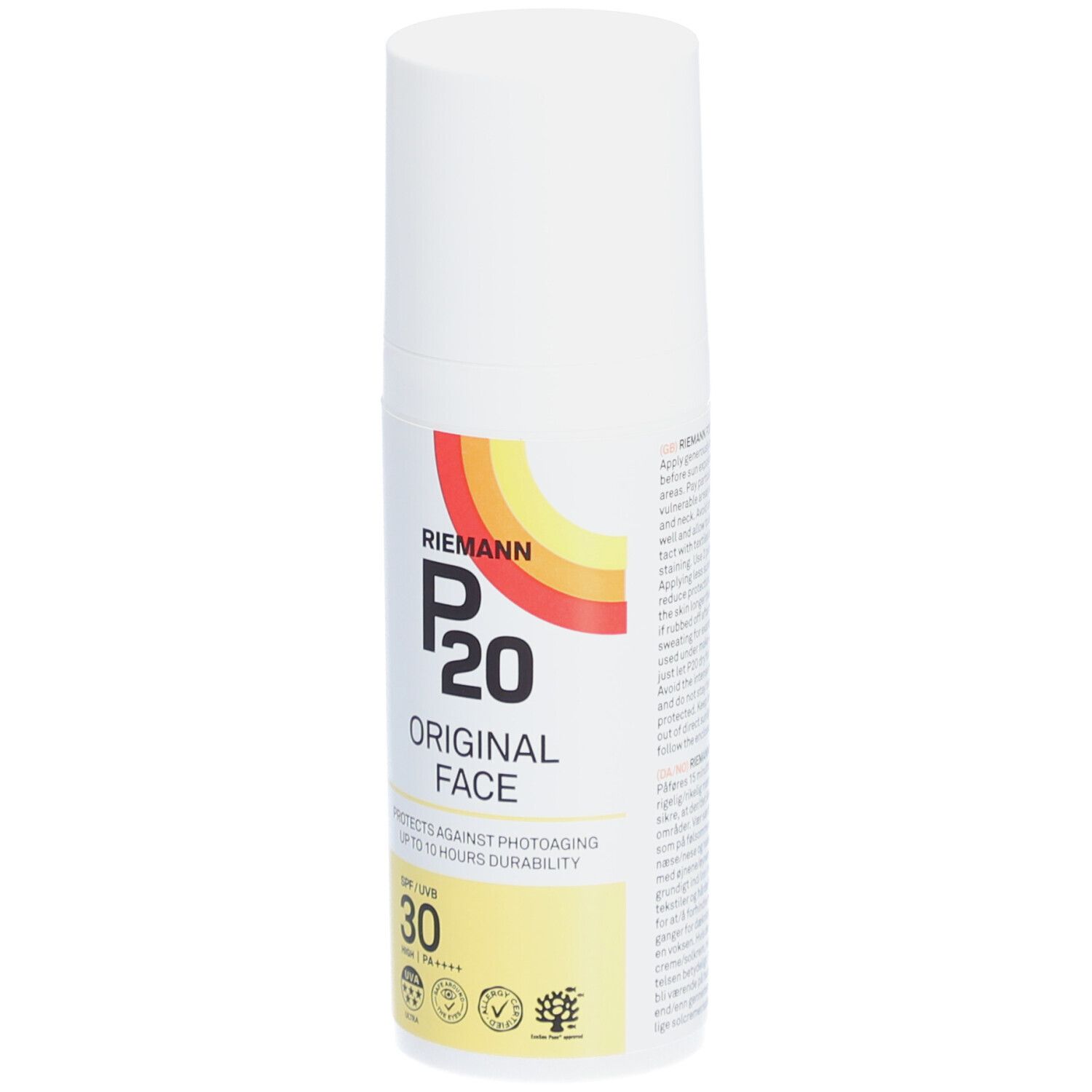 P20 Original Face Zonnecrème SPF30