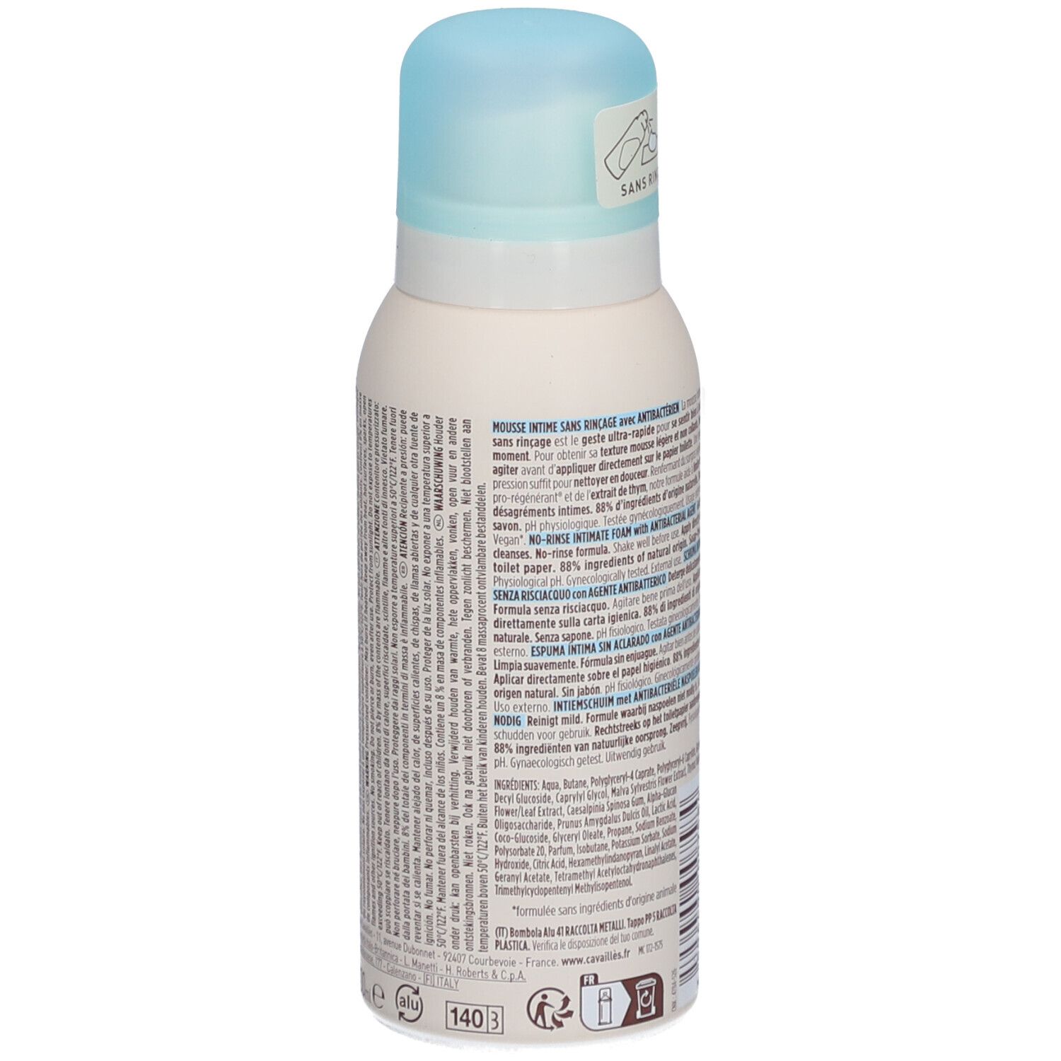 Roge Cavaillès Anti-Bacterieel No-Rinse Mousse Intime